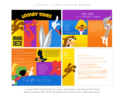 Looney Tunes Brand Deck brand cartoon cartoons character design design illustration looney tunes vector