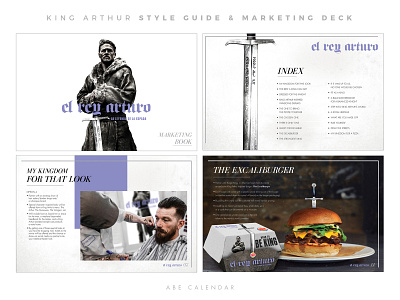 King Arthur Deck book deck design editorial graphic design king arthur marketing pitchdeck warner bros