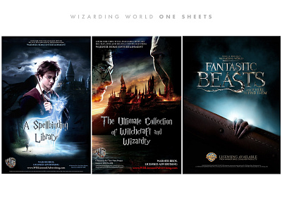 Wizarding World Posters fantastic beast harry potter photoshop posters warner bros