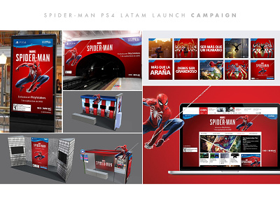 Spider-Man PS4 Campaign campaign design graphicdesign playstation ps4 spiderman