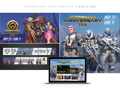 Amc Ad Portfolio Overwatch artdirector design gaming graphicdesign graphicdesigners overwatch