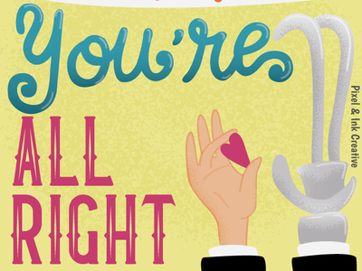 ALL Right design illustration procreate vector