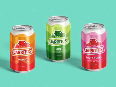 Jarritos Can Design branding can illustration package design soda