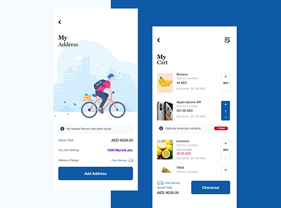 Add to cart - add address add to cart app concept cart checkout page shoping sketch ui ux