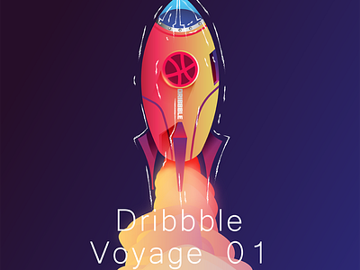 dribbble voyage01 illustration illustrator photoshop