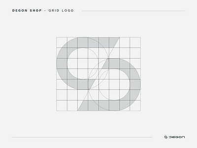 Degon Shop - Grid brand brand design branding branding design concept gradient grid grid design grid logo logo monogram smart space typogaphy