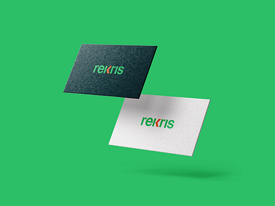 Business Card - Rekris archer arrow brand brand design branding business card green k logo r typogaphy warrior