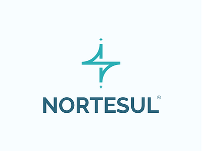 Nortesul logotype brand brand design branding bridge concept design logo logotype n s star symbol