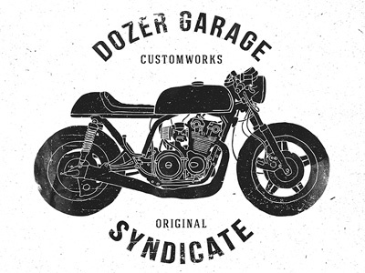 Dozer Garage abo dozer illustration lettering orka sndct