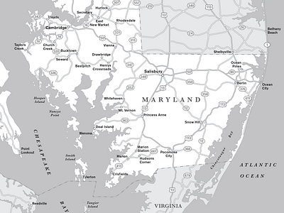 Chesapeake Bay Map