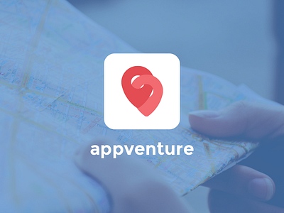 App logo design adventure app city design discover flat ios8 logo mobile retailers travel