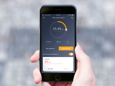 Balance dashboard app app balance dashboard design interface ios iphone mobile money saldo ui user