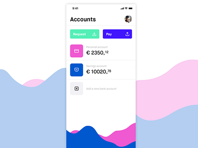 Wallet Overview App Screen