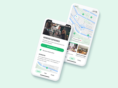 Discover a city app app city design discover iphone11 map smartphone transition ux