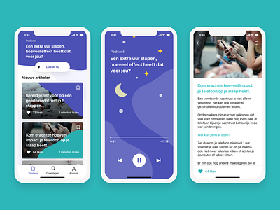 Sleep mindfulness podcast app app app design ios iphone podcast