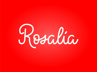 Rosalia calligraphy calligraphy logo lettering
