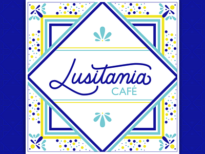 Lusitania Café adobe illustrator branding calligraphy calligraphy logo hand lettering handlettering lettering logo type typography