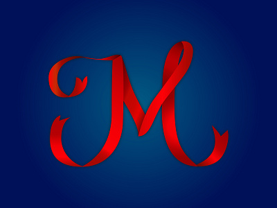 JM adobe illustrator calligraphy graphic design hand lettering monogram