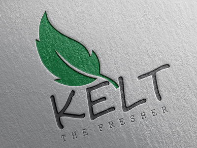 KELT Green Food Chain Logo. branding design flat font logo graphics design green logo icon illustration logo logo design typography vector