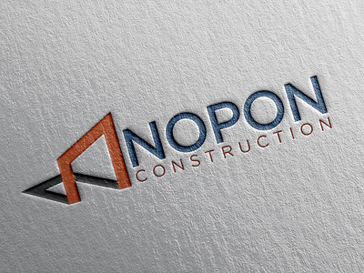 "Nopon Construction" Logo Design.