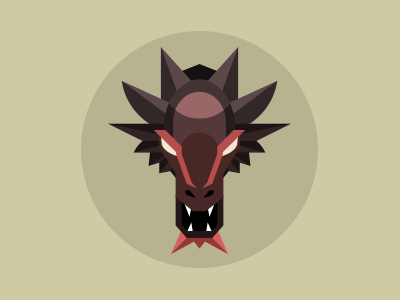 Game Of Thrones - Drogon art dragon fantasy game of thrones head illustration lizard spikes vector