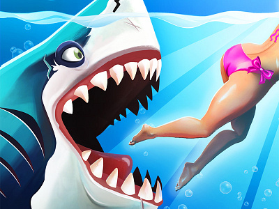 Hungry Shark World - Icon Development