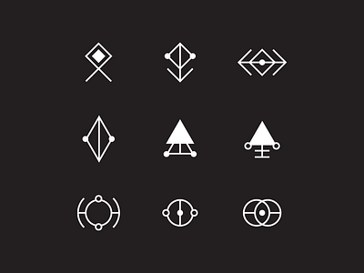 Starbeard - Runes 02 app branding design flat graphic design icon illustration logo shapes stars ui vector
