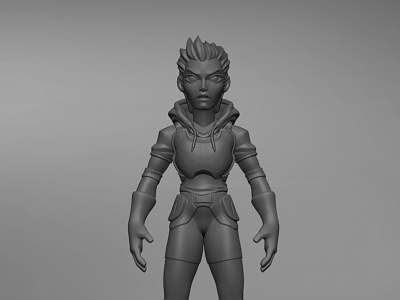 Sculpt 02 3d art cartoon character character design modeling render scifi sculpting stylized zbrush