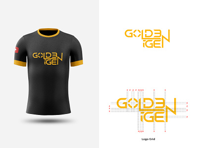 Golden iGen Logo - YouTube Channel brand brand identity branding design djocker arts flat logo golden yellow graphic design logo logo creation logo design logo designer logo grid logo ideas logo inspirations logo maker wordmark wordmark logo youtube youtube channel