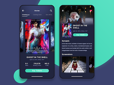 Movie Concept Application app concept ui