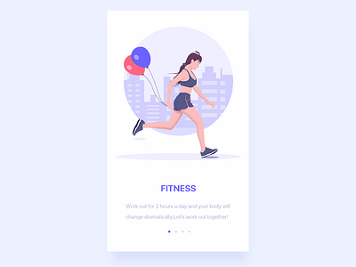 Fitness illustration illustration