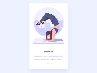 Fitness illustration illustration