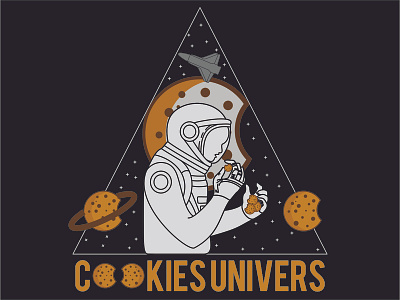 cookie univers animation branding design icon illustration logo vector