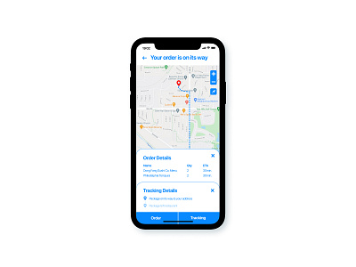 Daily UI :: Day 020 – Location Tracker dailyui design figma iphone app location locationtracker tracker ui ux vector