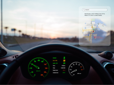 #DailyUI :: Day 034 - Car Interface car interface dailyui dashboard design figma ui ux vector