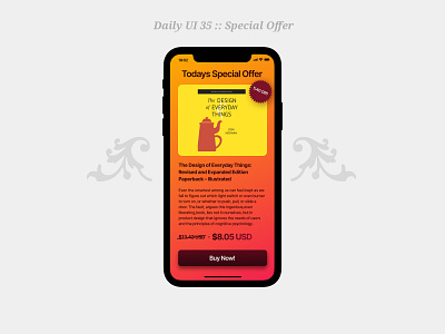 #DailyUI :: Day 036 – Special Offer dailyui design figma iphone app special offer ui ux vector