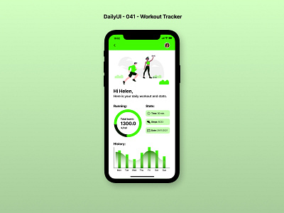 #DailyUI :: Day 041 – Workout Tracker