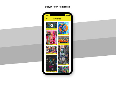 #DailyUI :: 044 - Favorites dailyui design favorites figma iphone app ui ux vector