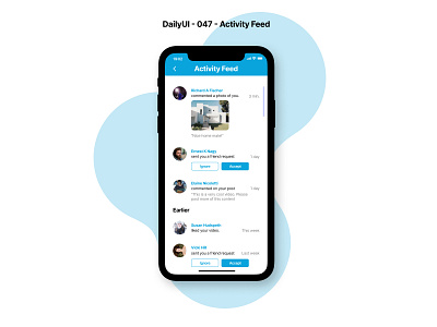 #DailyUI :: 047 - Activity Feed