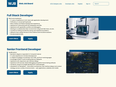 #DailyUI :: 050 - Job Listing dailyui design figma job listing poppins ui ux vector web design