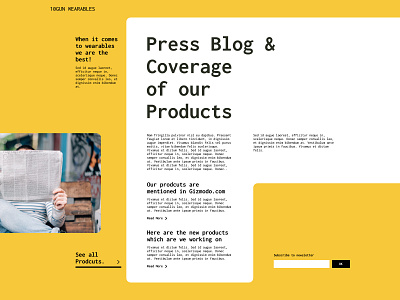 #DailyUI :: 051 - Press Page dailyui design figma press page ui ux vector