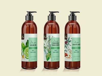 Herb Shampoo labeldesign package design shampoolabeldesign shampoolabeldesign