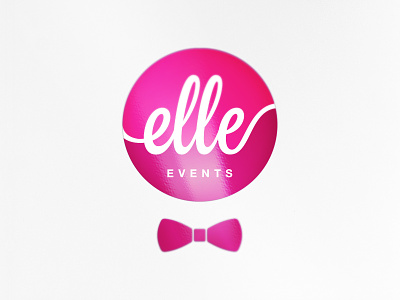 Elle Events brand branding elle event events logo logotype