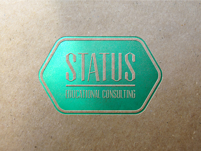 Status branding consulting education lettermark logo logotype minimalist logo