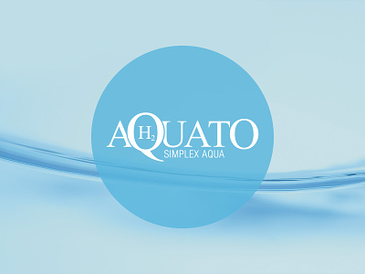 Aquato brand branding lettermark logo logotype minimalist logo product logo water