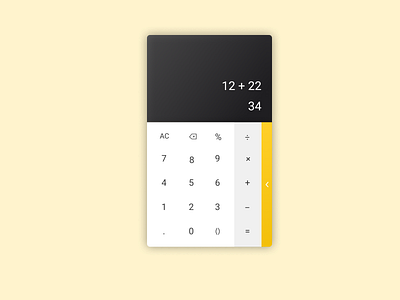 Recreating the calculator design. 100daysofui desktop ui ux