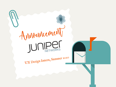 Incoming UX Design Summer Intern at Juniper Networks