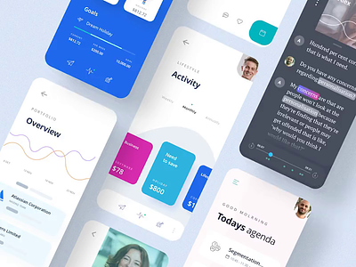 UI Goodness aged care app audio player banking branding design free download free mockup freebie healthcare mobile product design ux