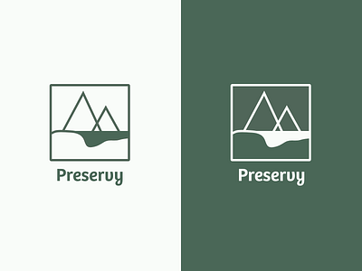 Logo | Preservy app branding illustration logo nature