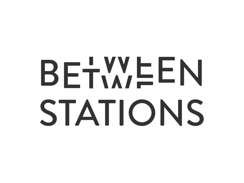 Between Stations Logo logotype logo